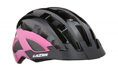 Lazer Petit DLX Helm Net+led+MIPS Zwart / Roze Lazer Petit DLX Helm Net+led+MIPS Zwart / Roze