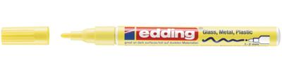 Paintmarker edding 751 oliebasis 1-2mm pastel geel