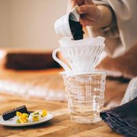 Hario V60 dripper - glas zwart - maat 01 - thumbnail