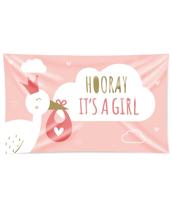 Paperdreams XXL vlag - Newborn baby girl - thumbnail