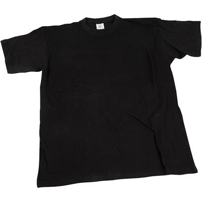 Creativ Company T-shirts, b: 32 cm, afm 3-4 jaar, ronde hals, 145 gr, zwart, 1 stuk Creativ Company T-shirts, b: 32 cm, afm 3-4 jaar, ronde hals, 145 gr, zwart, 1 stuk