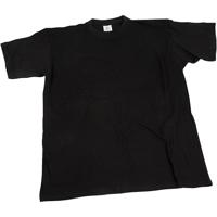 Creativ Company T-shirts, b: 32 cm, afm 3-4 jaar, ronde hals, 145 gr, zwart, 1 stuk - thumbnail