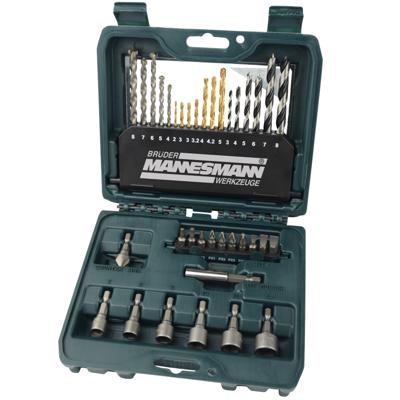 Brüder Mannesmann Bit- dop- en boorset 36 dlg (Hobby) - 54336