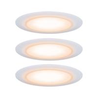 Paulmann LED-inbouwlamp voor badkamer Set van 3 stuks 19.5 W Satijn, Wit - thumbnail