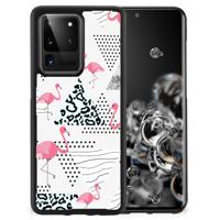 Samsung Galaxy S20 Ultra Back Cover Flamingo Triangle - thumbnail