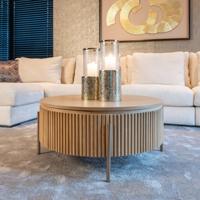 Richmond Ronde Salontafel 'Belfort' Eikenhout, 85cm - thumbnail
