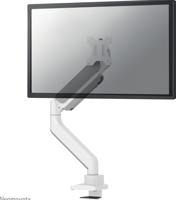 Neomounts ds70-450wh1 full-motion desk mount, 17 - 42 inch, topfix clamp & grommet - thumbnail