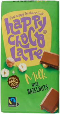 Happy Chocolate Melk Hazelnoot Happy Chocolate Melk Hazelnoot