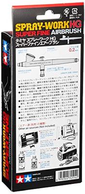 Tamiya HG Super Fine Double action Airbrush pistool Mondstuk-Ø 0,2 mm - thumbnail