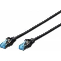 Digitus DK-1532-005/BL RJ45 Netwerkkabel, patchkabel CAT 5e SF/UTP 0.50 m Zwart Verdraaide paren 1 stuk(s) - thumbnail