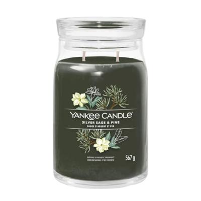 Yankee Candle silver sage & pine signature large jar