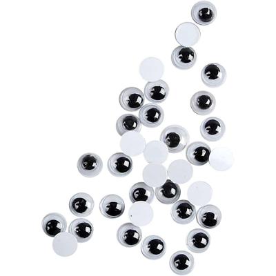 Creativ Company Wiebelogen, niet zelfklevend, d 6 mm, 1000 stuk/ 1 doos