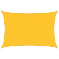 Zonnezeil 160 g/m rechthoekig 5x7 m HDPE geel - thumbnail