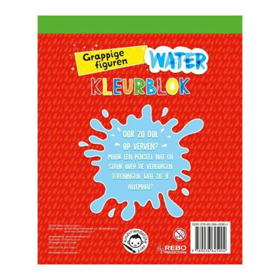 Rebo Publishers Waterkleurblok grappige figuren