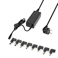 Nedis NBAU6501FBK Notebook-adapter Universeel 8 Connectoren 65 W Uitgang 15 V - 20 V / 4 A (max.) - thumbnail