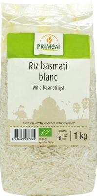 Primeal Witte basmati rijst bio 1 Kilogram
