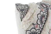 Kussen DKD Home Decor 8424001833795 Wit Zwart Vierkant Koloniaal 45 x 10 x 45 cm - thumbnail