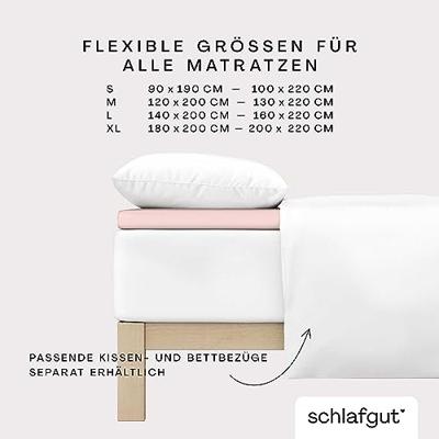 Schlafgut Schlafgut Pure Jersey Topper Hoeslaken M - 120x200 - 130x220 334 Purple Light - thumbnail