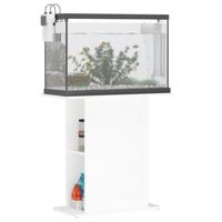 VidaXL Aquariumstandaard 75x36x72,5 cm bewerkt hout wit - thumbnail