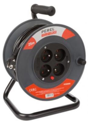 Perel kabelhaspel 3G1.50, 25 meter, voor België Perel kabelhaspel 3G1.50, 25 meter, voor België