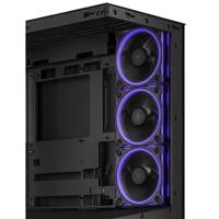 ASUS A31 Plus TG ARGB BLACK Midi Tower Zwart - thumbnail