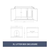 Trixie kattenhuis xl wit 75x51x53 cm - thumbnail