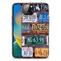 iPhone 14 Plus Silicone Back Case Kentekenplaten - thumbnail