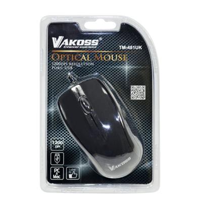 Vakoss TM-481UK muis USB Type-A Optisch 1200 DPI
