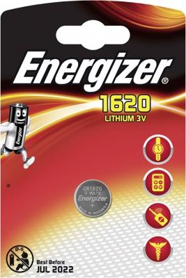 Energizer Knoopcel CR1620 3 V 1 stuk(s) 79 mAh Lithium CR1620