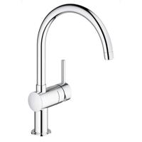 Grohe Minta keukenmengkraan met draaibare C-uitloop chroom - thumbnail