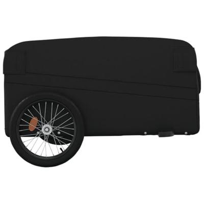 Fietstrailer 45 kg ijzer zwart - thumbnail
