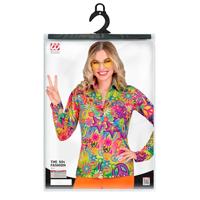 Party Blouse 60&apos;s Peace & Love Dames - thumbnail