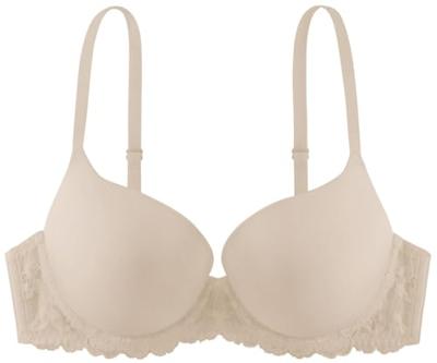 Super Push Up BH - Claire - Maximizer push up bh met beugel - T-shirt bh met kanten rand