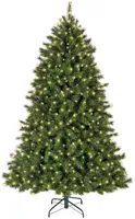 Everlands Malmo spruce grote verlichte kunstkerstboom 210cm, 440 lampjes - thumbnail