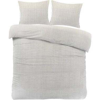Dekbedovertrek Olivier - zand - 200x200/220 cm