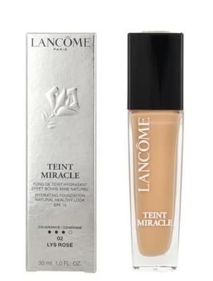 Lancome Teint Miracle Hydrating Foundation SPF15 02 Lys Rosé 30 ml Dames