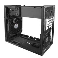 Silverstone CS330 Tower Zwart - thumbnail
