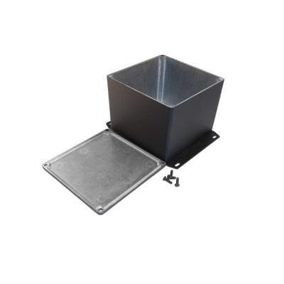 Hammond Electronics 1590VFBK Universele behuizing 119.5 x 119.5 x 94 Aluminium Zwart 1 stuk(s)