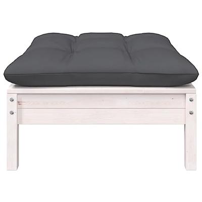 9-delige Loungeset met kussens massief grenenhout