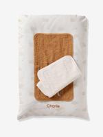 Luiermatras en 2 aanpasbare verschoonmatten IN DE WOLKEN wit, bedrukt - thumbnail