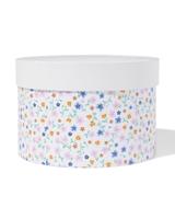 HEMA Doos Ø22.2x15cm rond bloemen - thumbnail