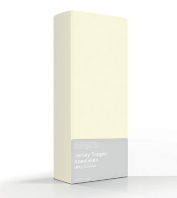 Romanette Jersey Topper - Stretch - Ivoor 120/140 x 200/220