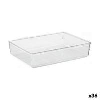 Multi-Functionele Organiser Transparant Plastic 24 x 5,5 x 15,8 cm Multifunctioneel (36 Stuks) - thumbnail