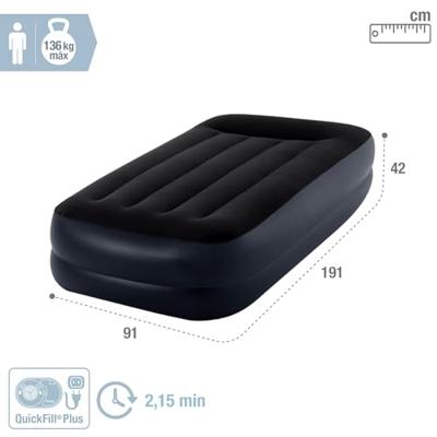 Intex - pillow rest raised luchtbed - eenpersoons - thumbnail