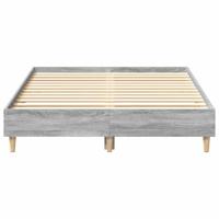 Bedframe zonder matras 135x190 cm spaanplaat grijs sonoma - thumbnail