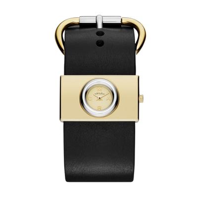 Horlogeband Marc by Marc Jacobs MBM1394 Leder Zwart 30mm