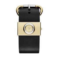 Horlogeband Marc by Marc Jacobs MBM1394 Leder Zwart 30mm - thumbnail