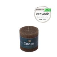 Kaars rustiek d7h7 cm donkerblauw Spaas - Spaas - thumbnail