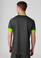 JAKO 4214 Shirt Celtic Melange Km - Antraciet/Lemon - S - thumbnail