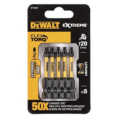 DeWALT DT7395T Extreme Impact Torsion Schroefbits T20 50mm VE=5